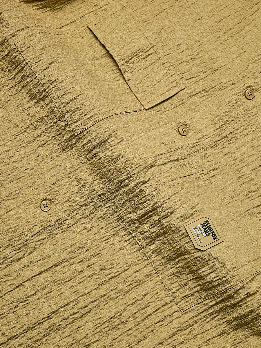 Khaki Textured Shirt - Image 2
