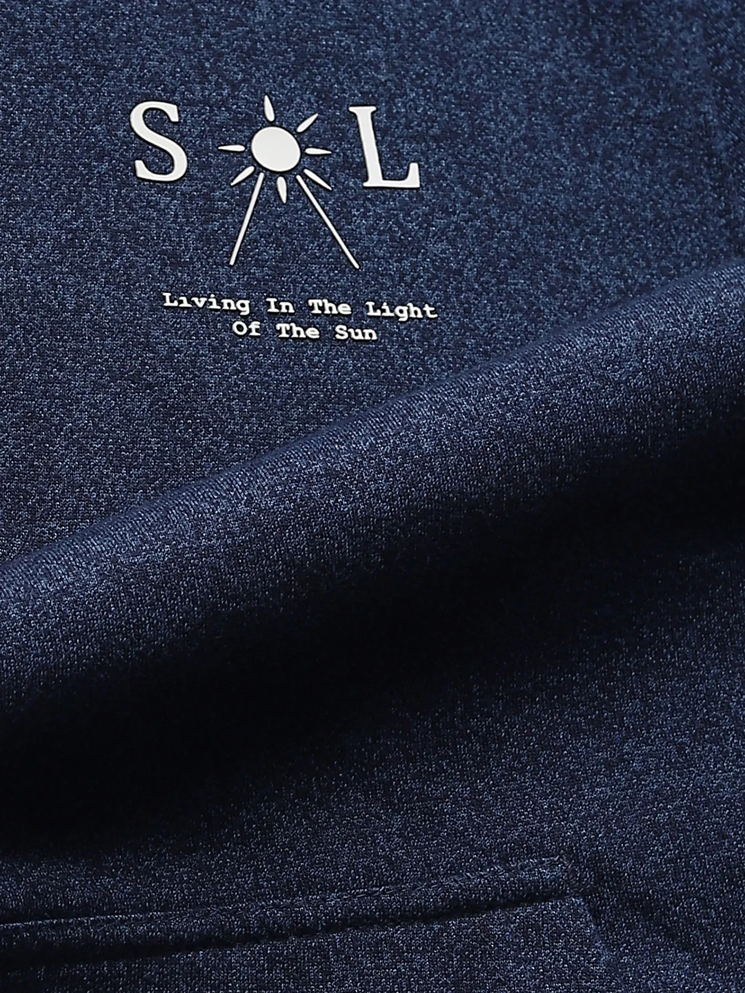 Navy Grindle Solid Sweatshirt - Image 6