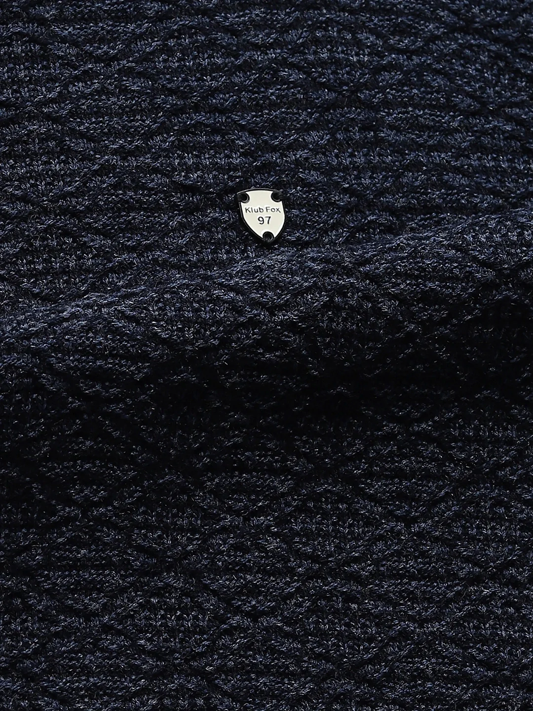 Exclusive Navy Solid Sweater - Image 6