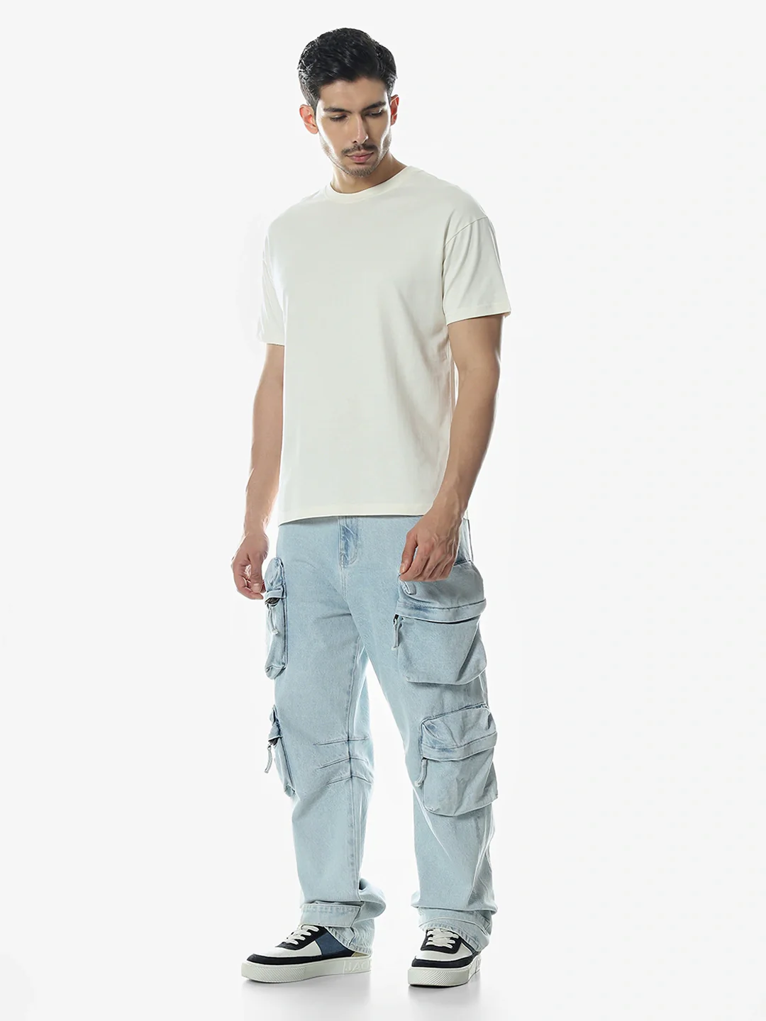 Off White Backprint Crew T-Shirt - Image 6
