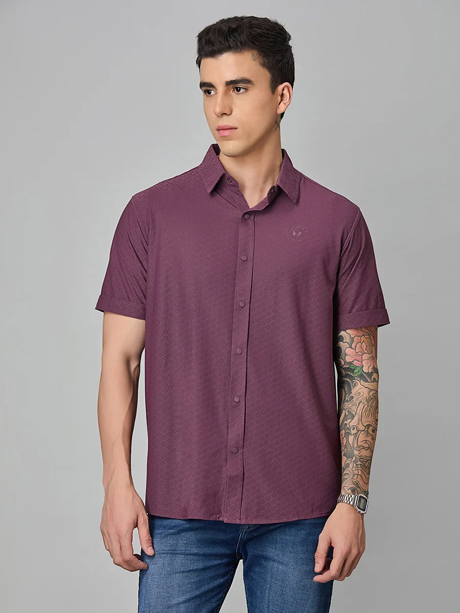 Purple Onion Printed Shirt - Image 3