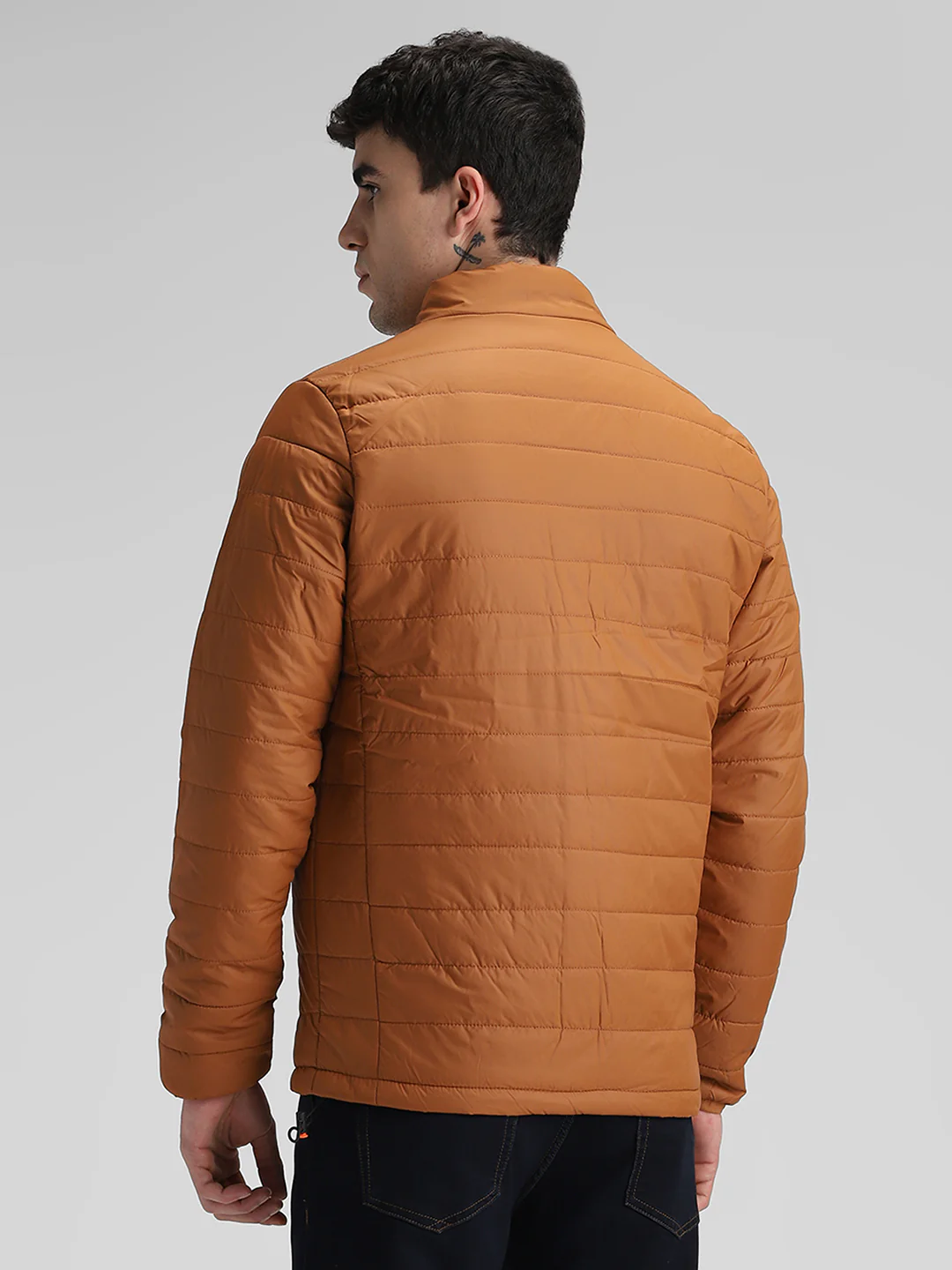 Tan Solid Jacket - Image 4