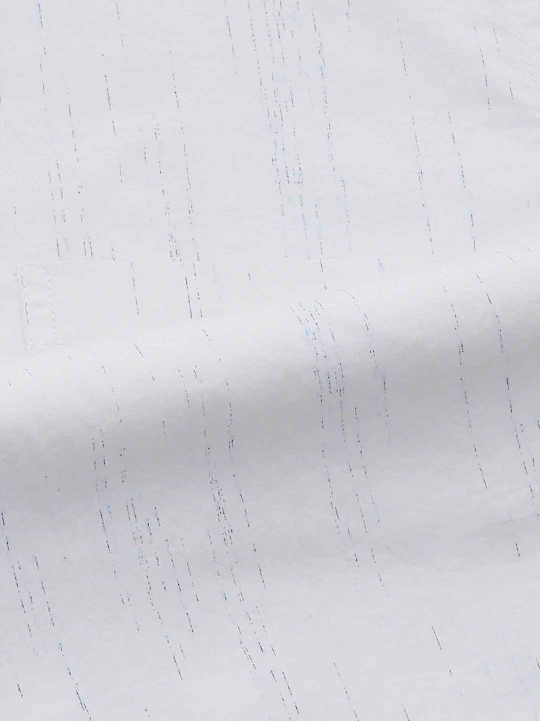 White Printed Lycra Shirt - Image 2