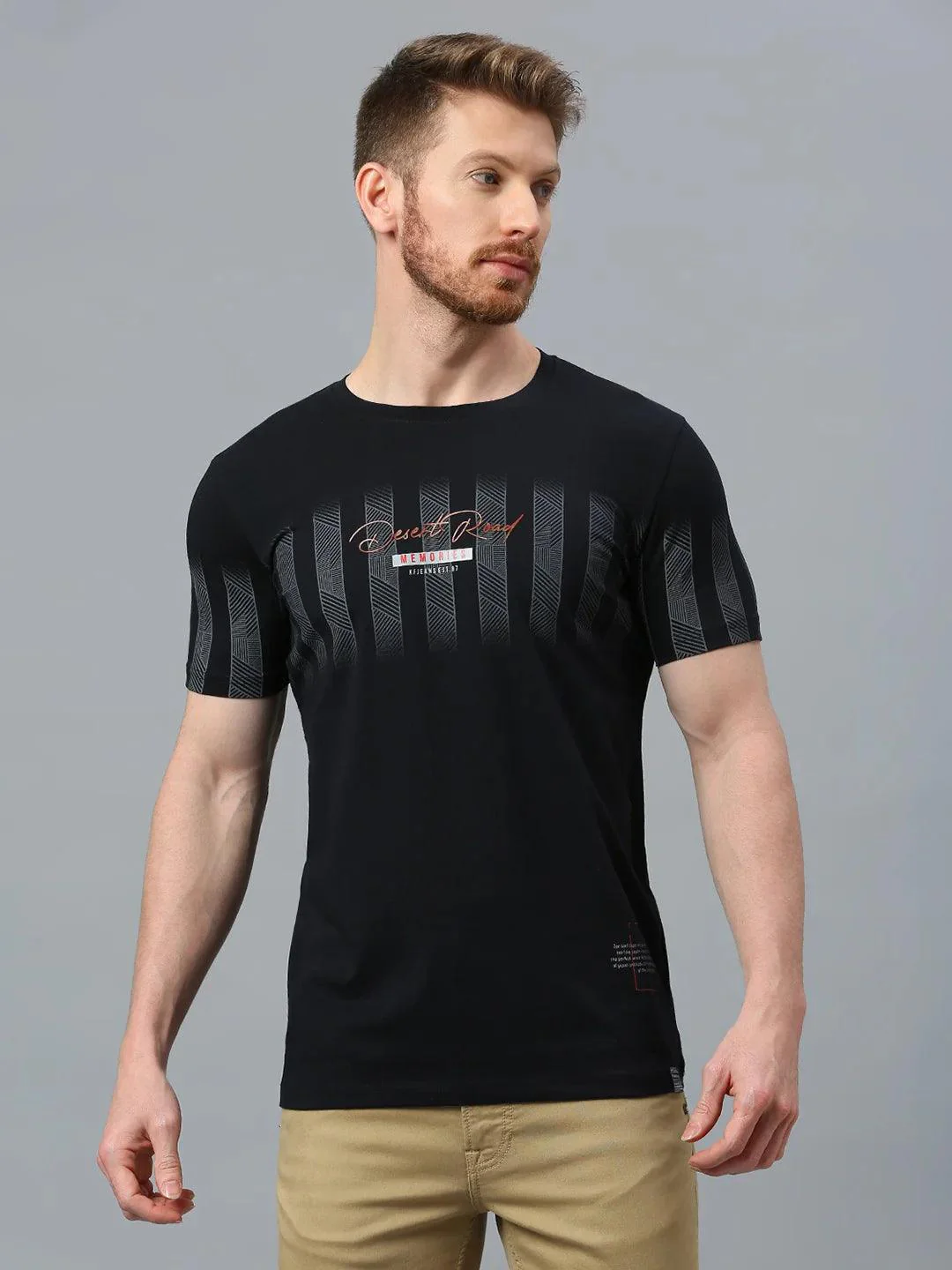 Desert Road Black Crew T-Shirt - Image 2