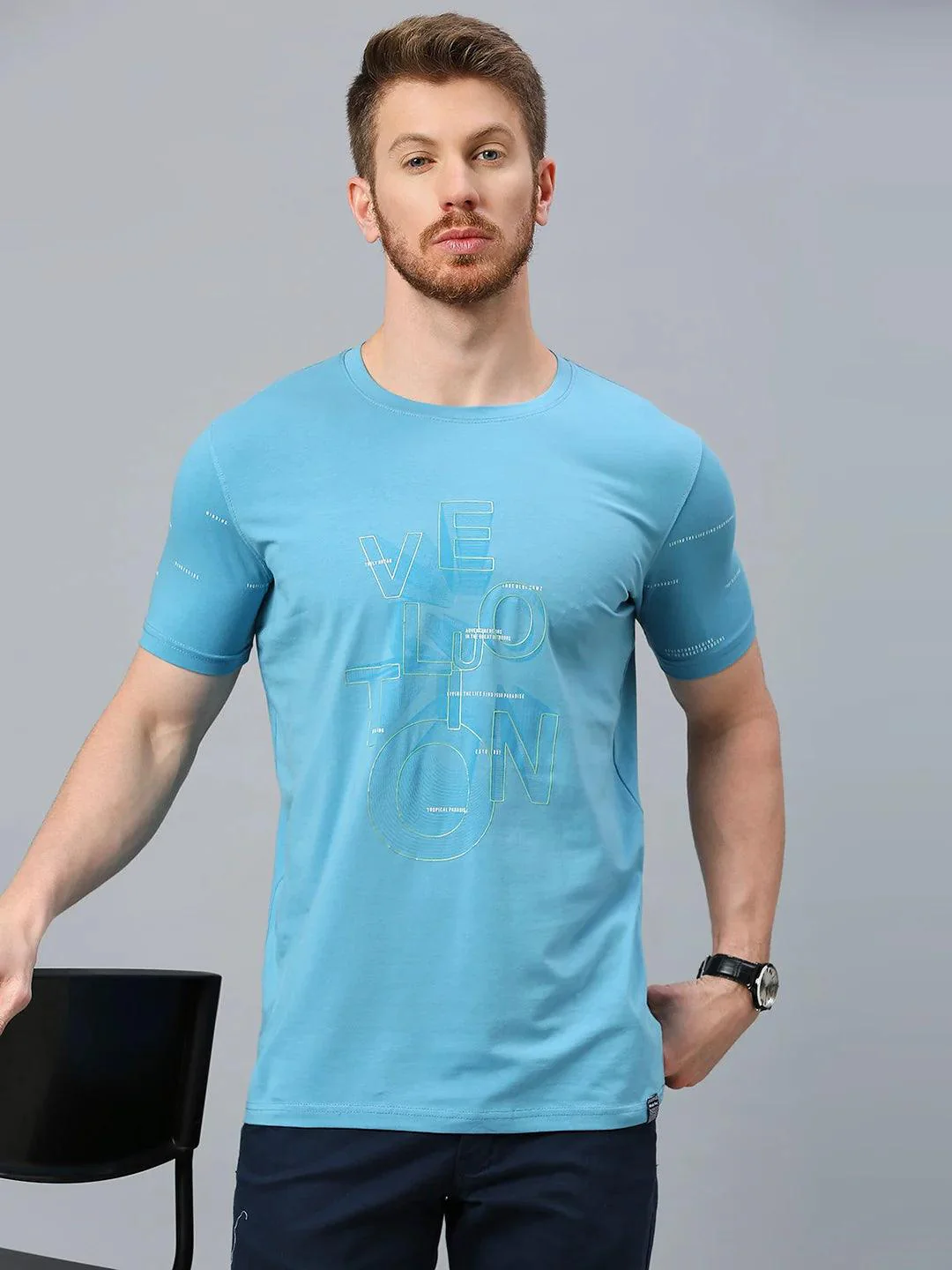 Blue Revolution Crew T-Shirt - Image 6