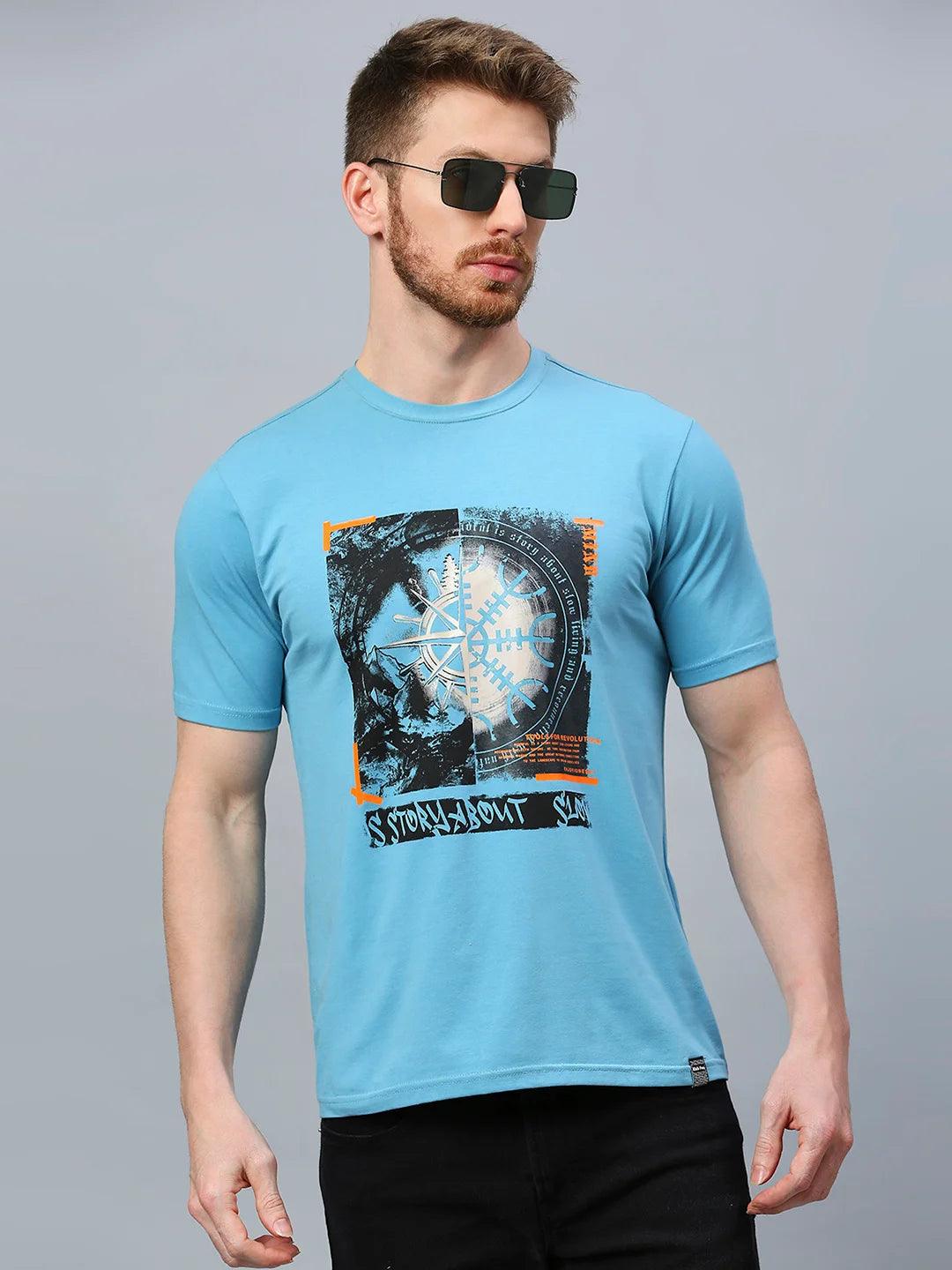 Blue Crew T-Shirt - Image 3