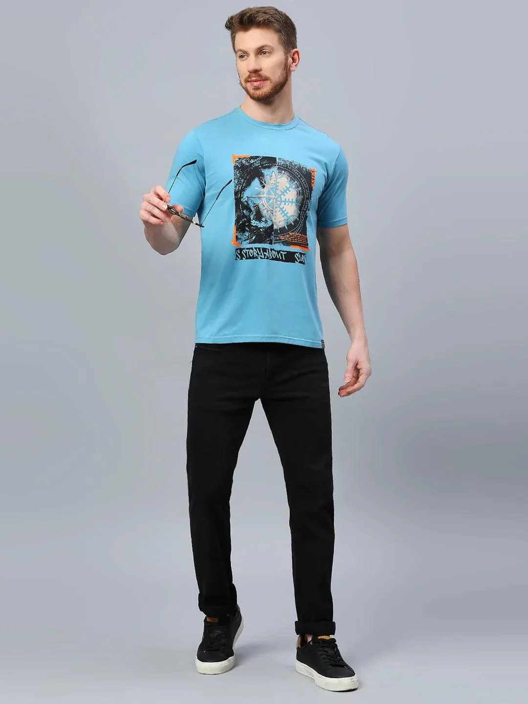 Blue Crew T-Shirt - Image 7