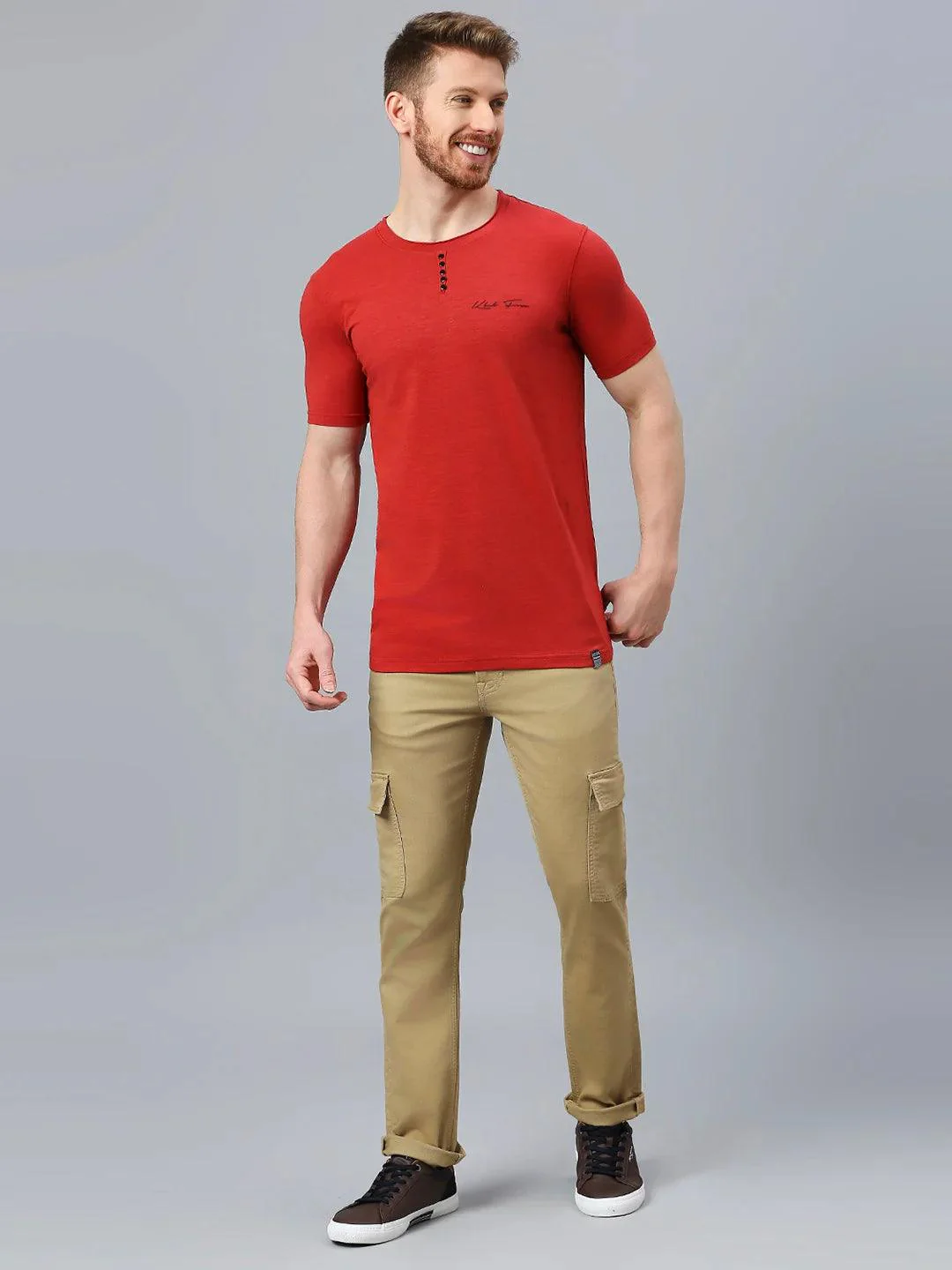 Imperial Red Crew T-Shirt - Image 6