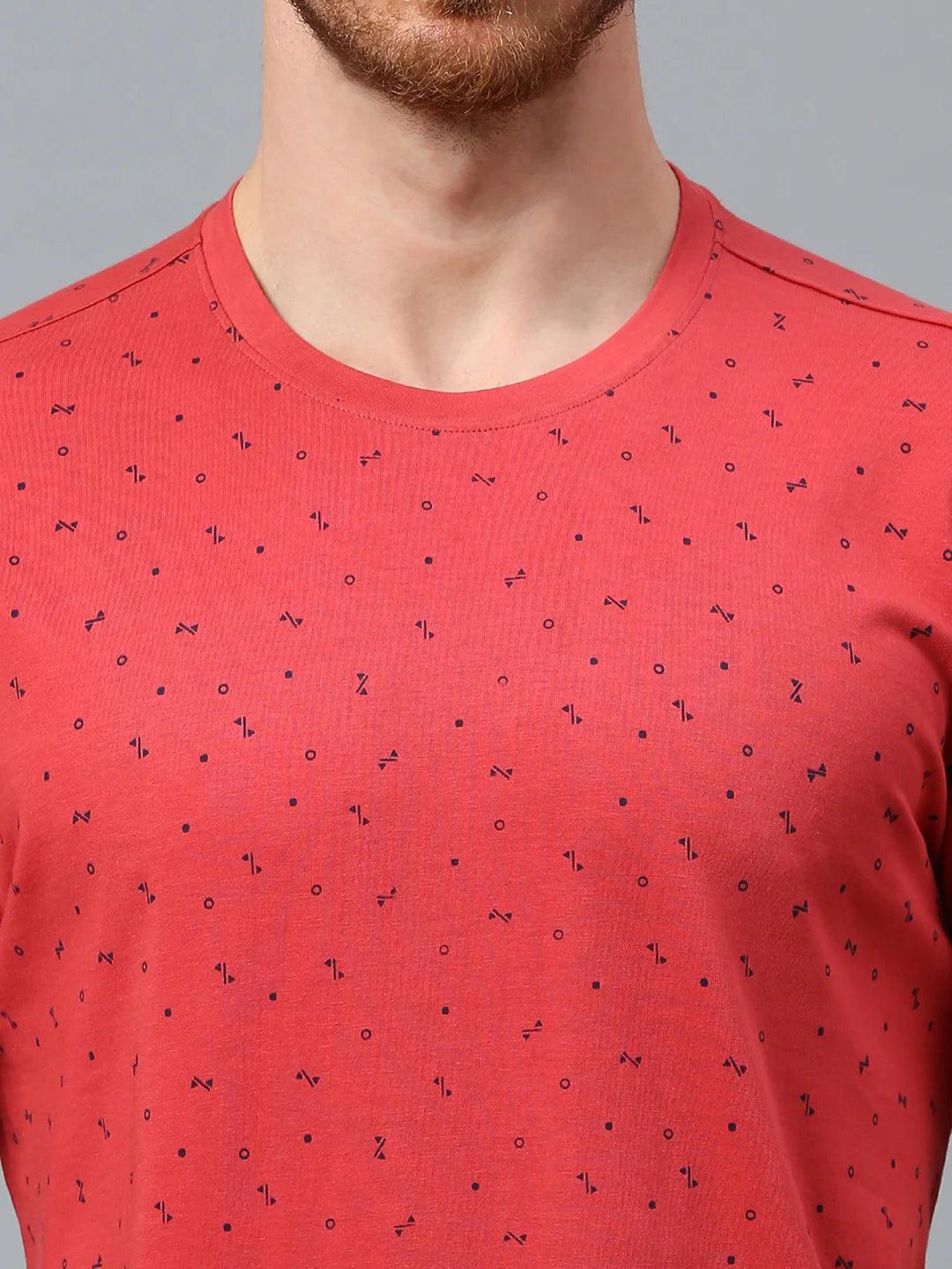 Coral Red Crew T-Shirt - Image 3