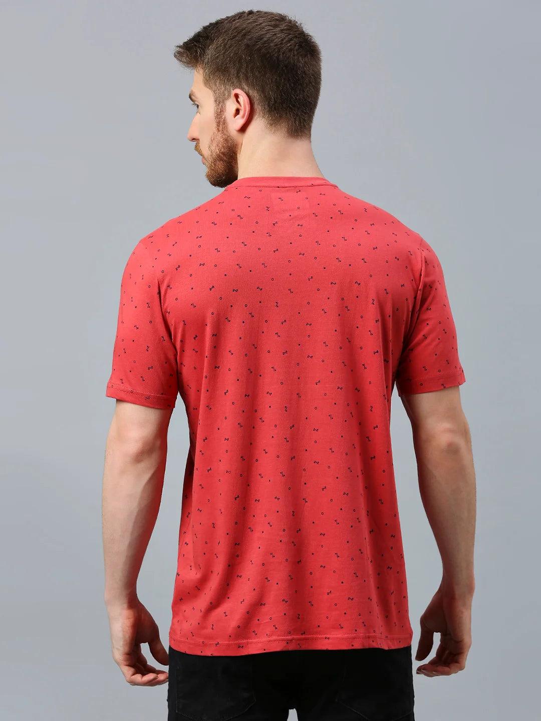 Coral Red Crew T-Shirt - Image 5
