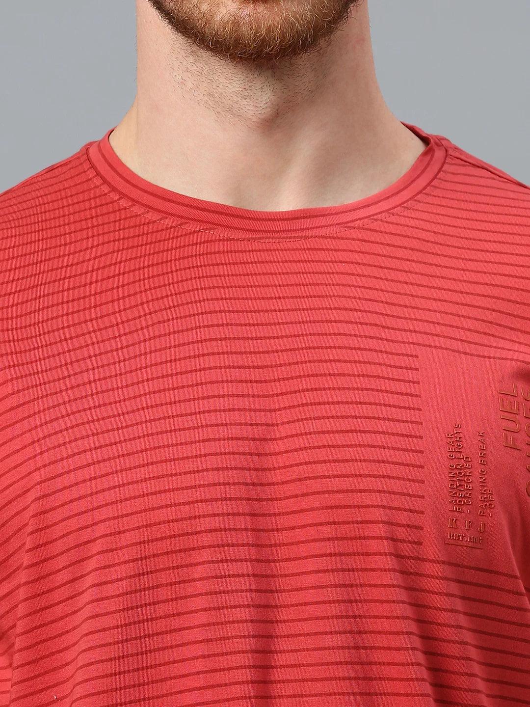 Red Striped Crew T-Shirt - Image 6