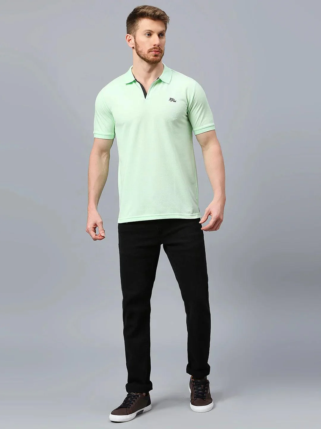 Aero Polo Ice Green T-Shirt - Image 7