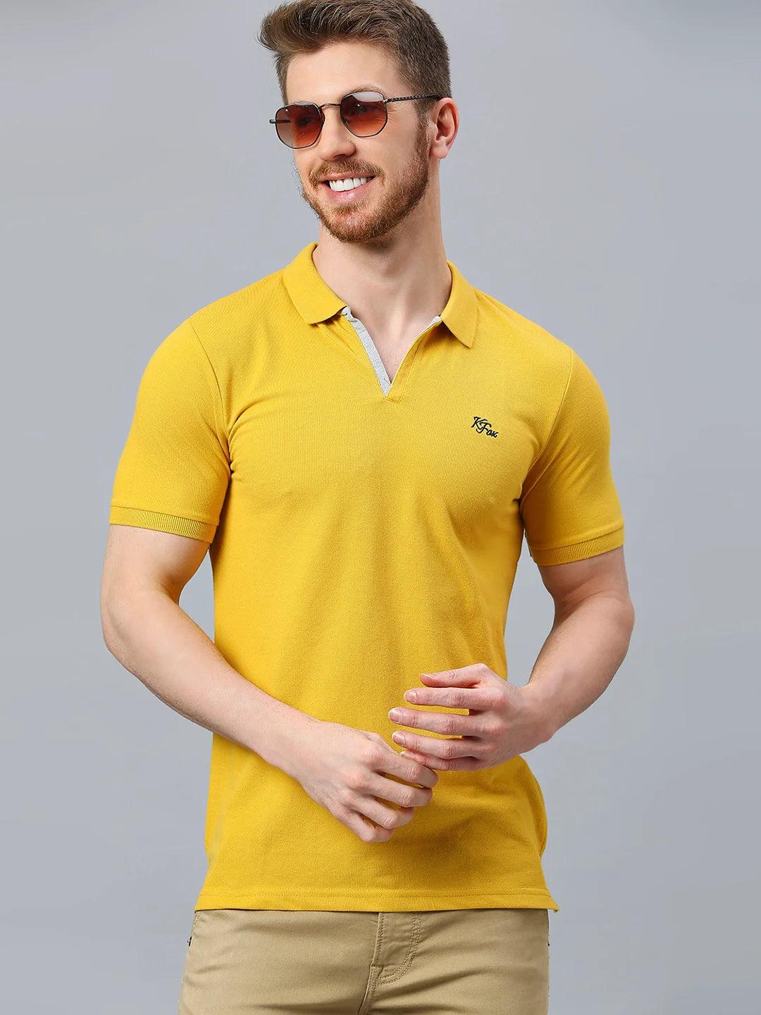 Aero Polo Mustard T-Shirt - Image 3