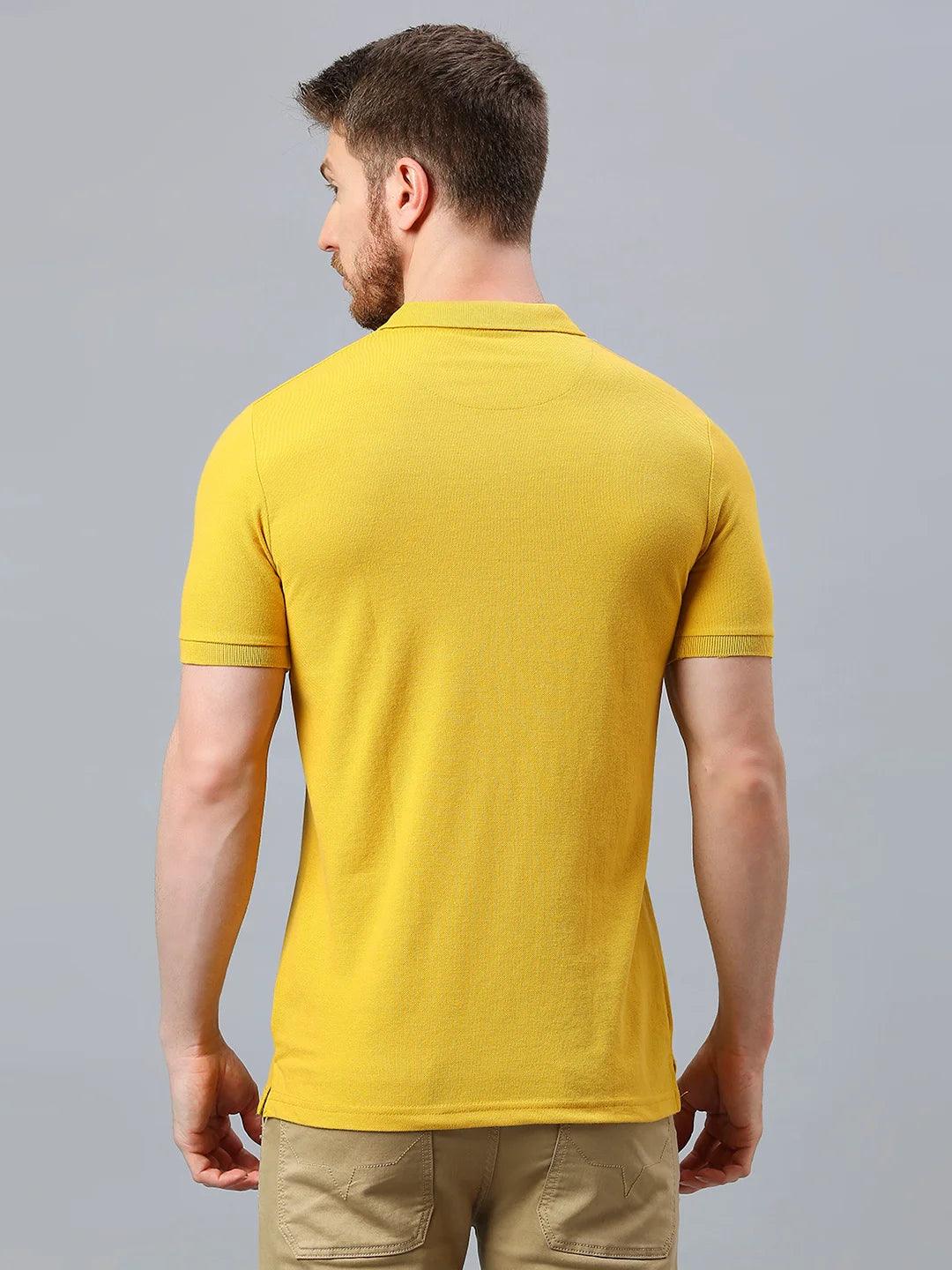 Aero Polo Mustard T-Shirt - Image 4