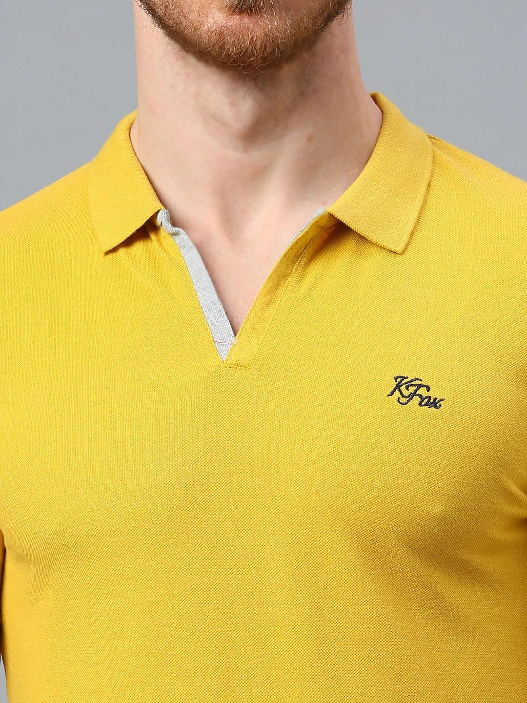 Aero Polo Mustard T-Shirt - Image 5