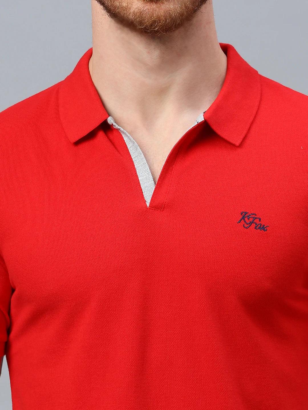 Aero Polo Red T-Shirt - Image 5