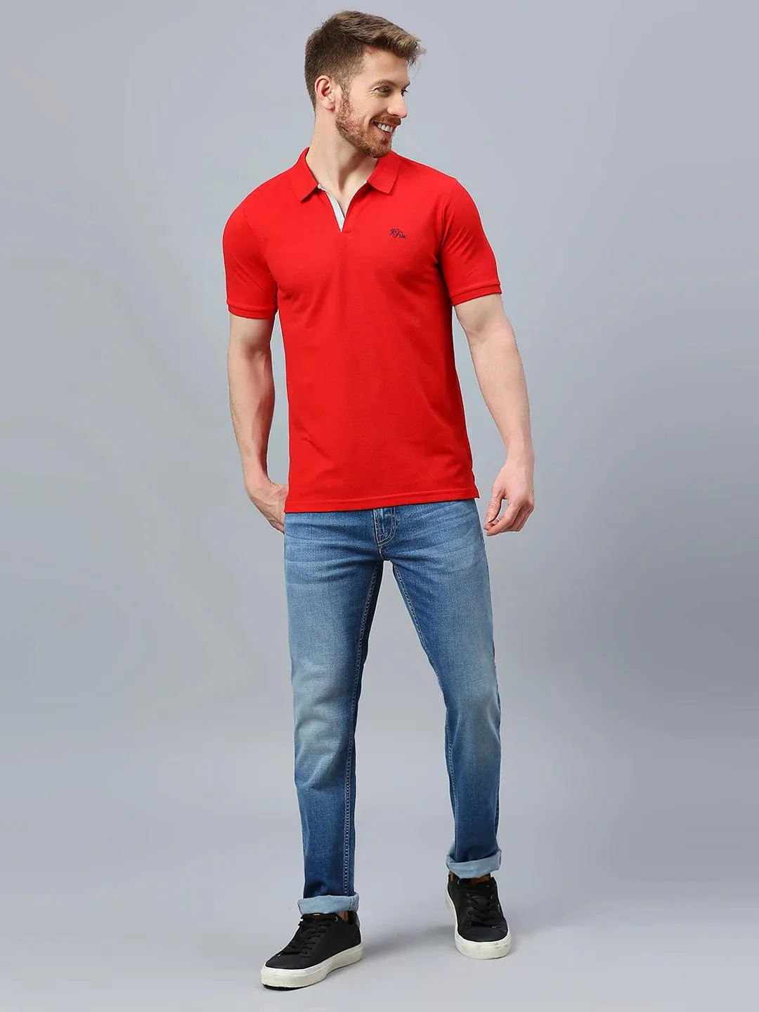 Aero Polo Red T-Shirt - Image 7