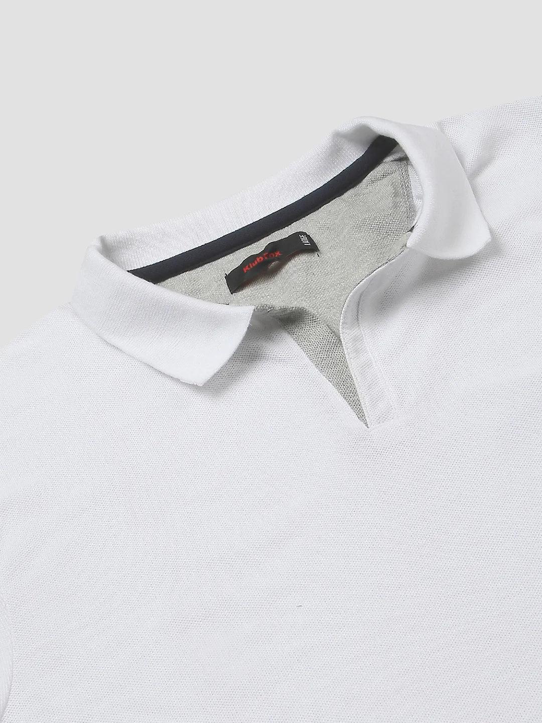 Aero Polo White T-Shirt - Image 5