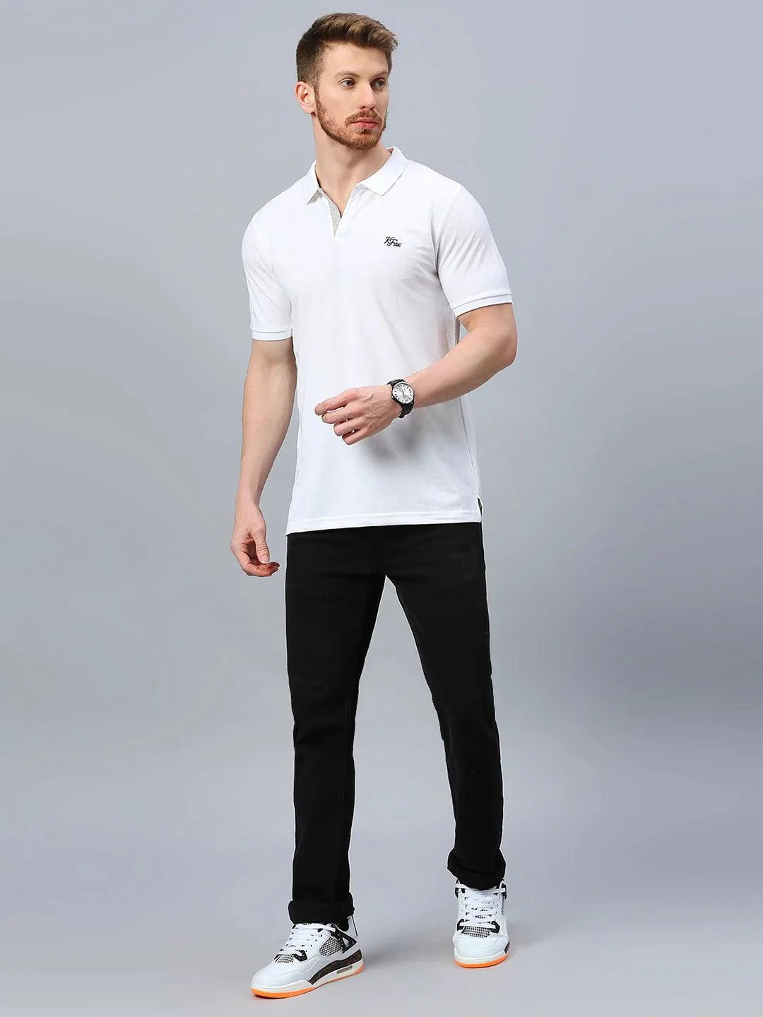 Aero Polo White T-Shirt - Image 7