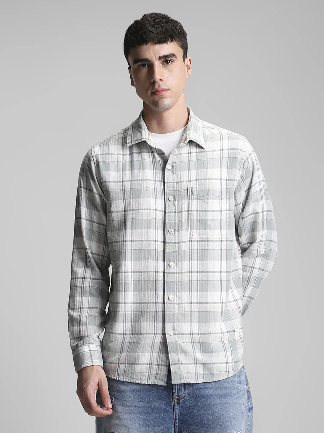 Olive Checkered Shirt