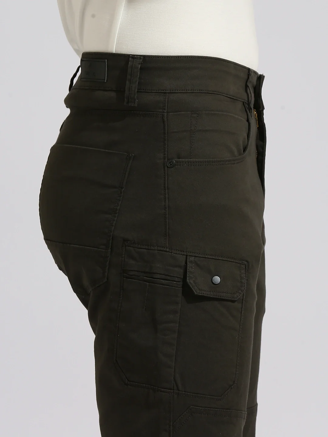 6 Pocket Olive Cargo Pant - Image 6
