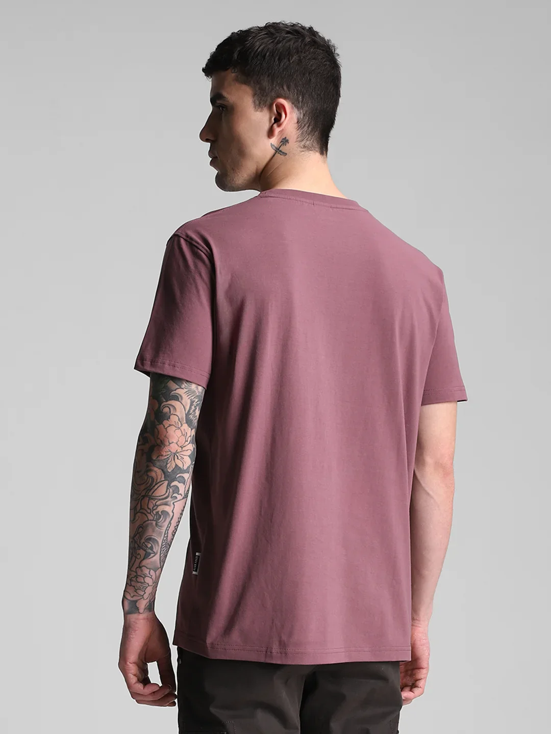 Onion Solid Crew Neck T-Shirt - Image 4