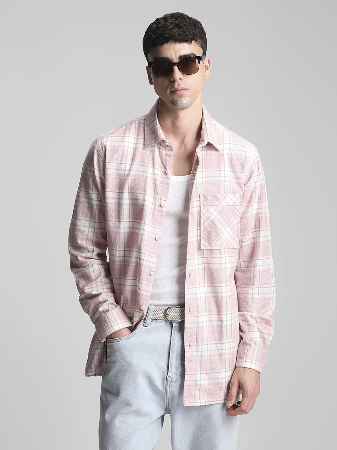 Pink Checks Shirt