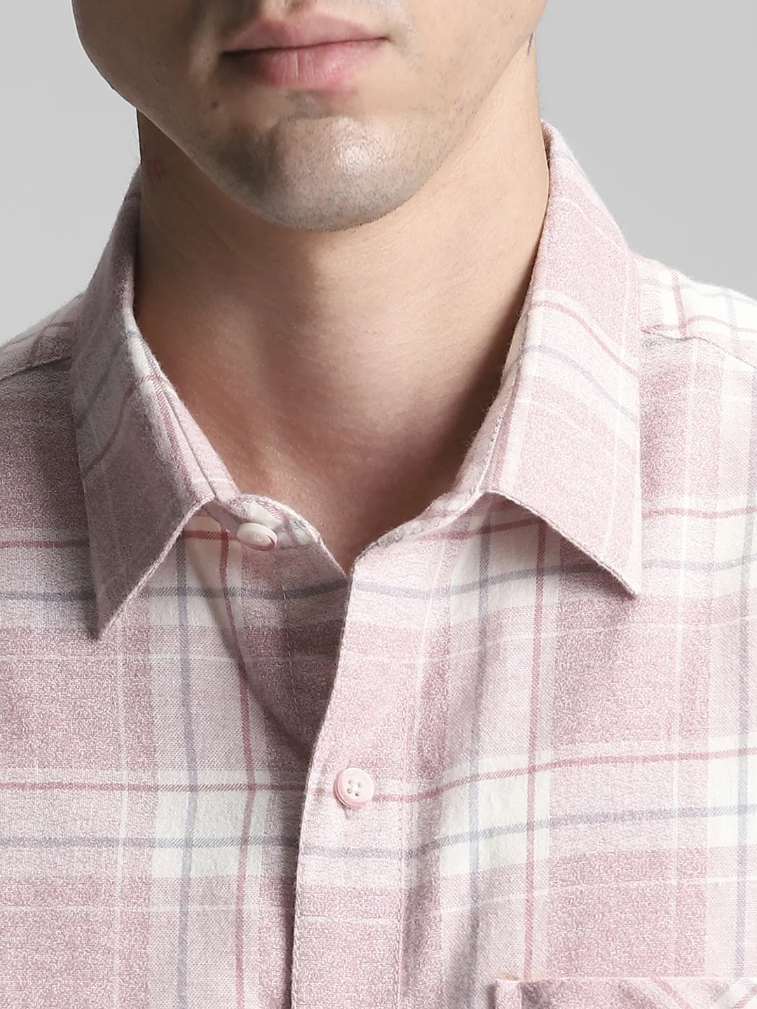 Pink Checks Shirt - Image 3