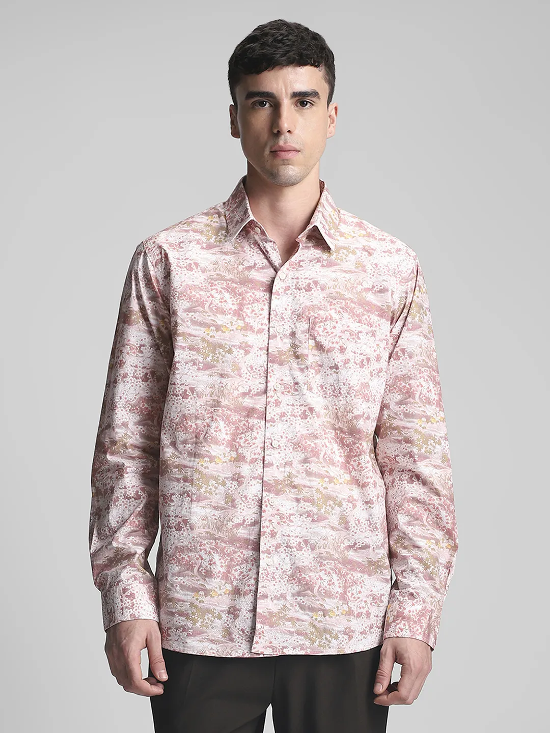 Pink Printed Shirt