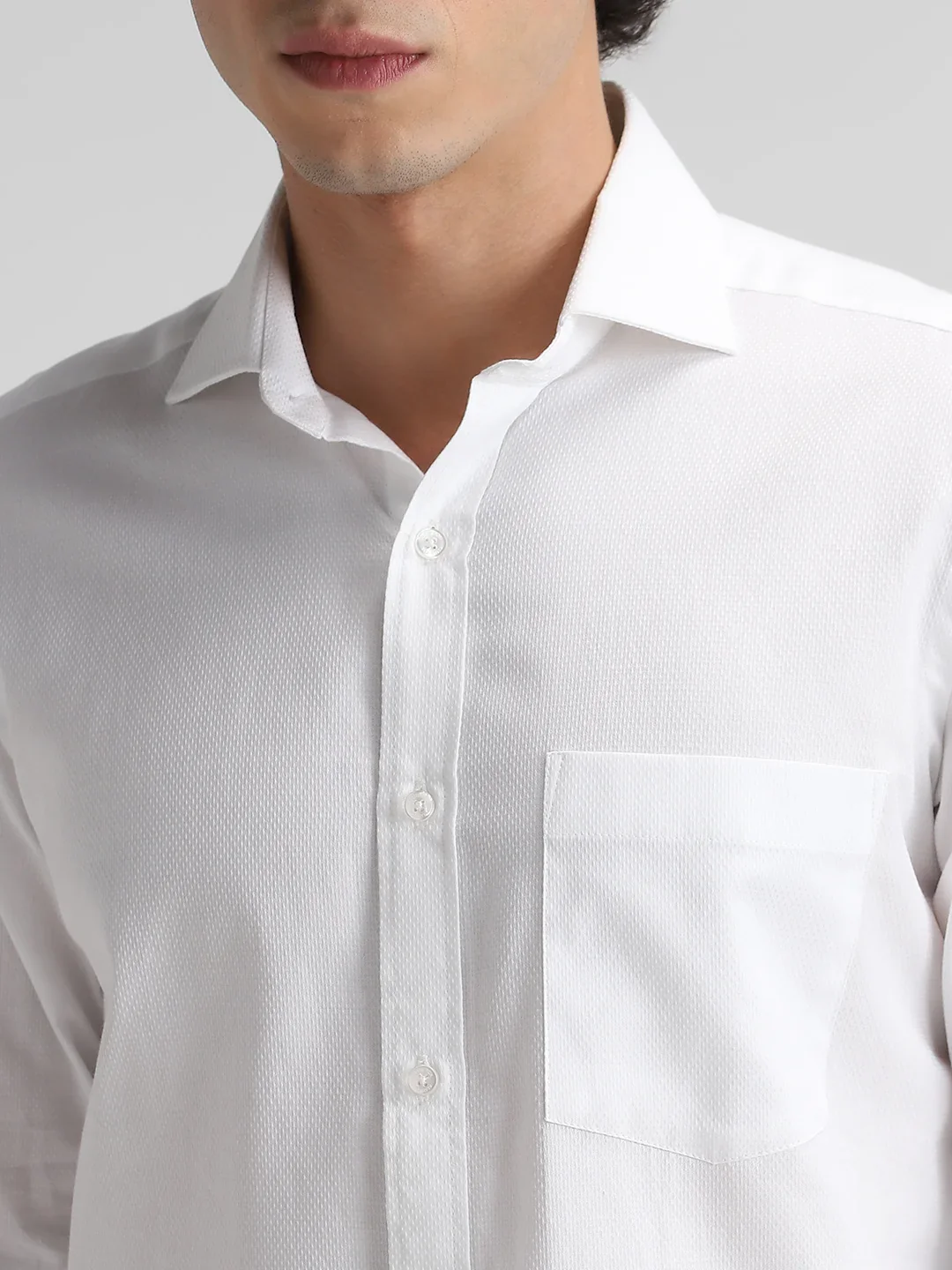 White Dobby Shirt - Image 3