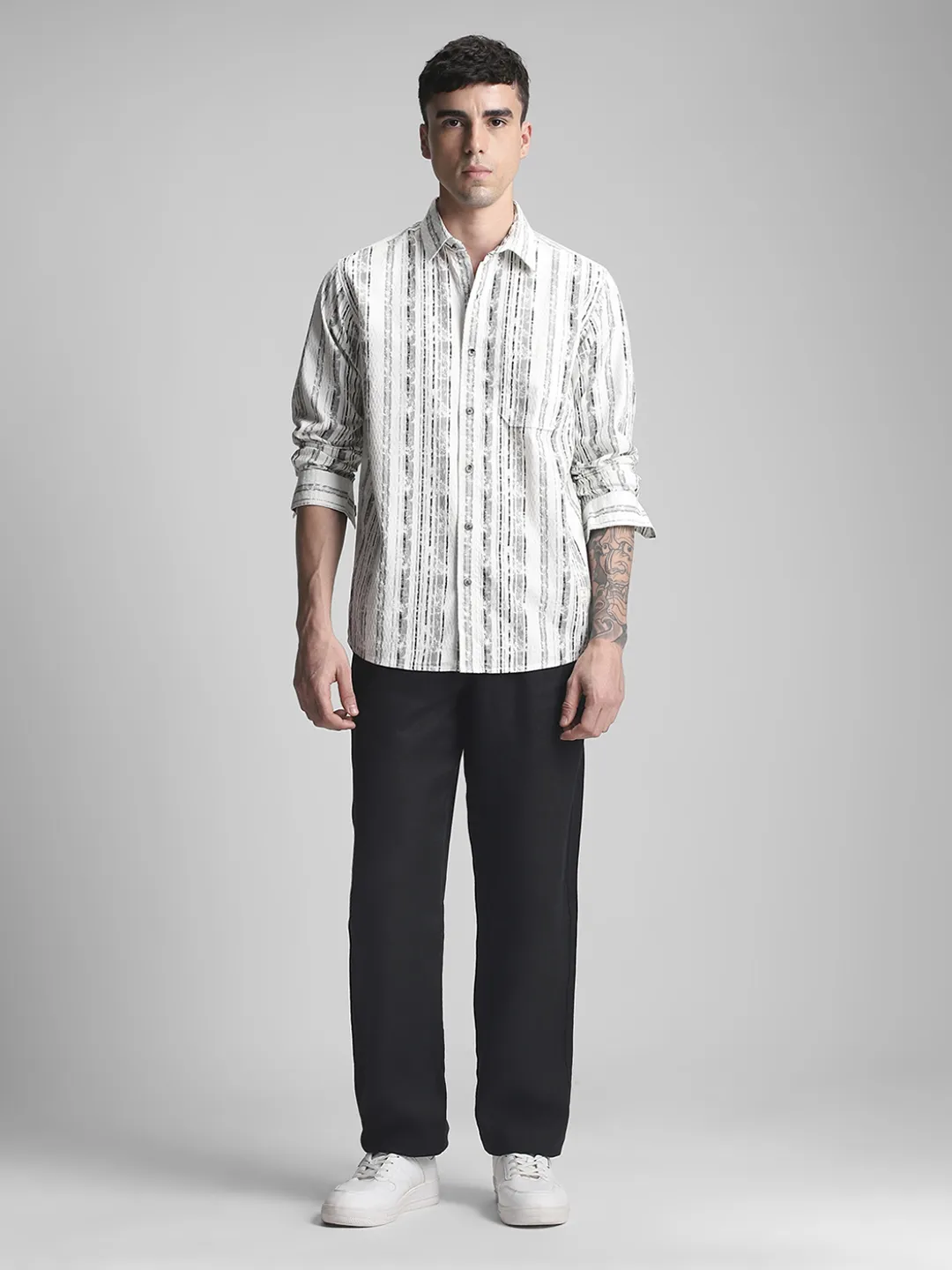 White Print Shirt - Image 7