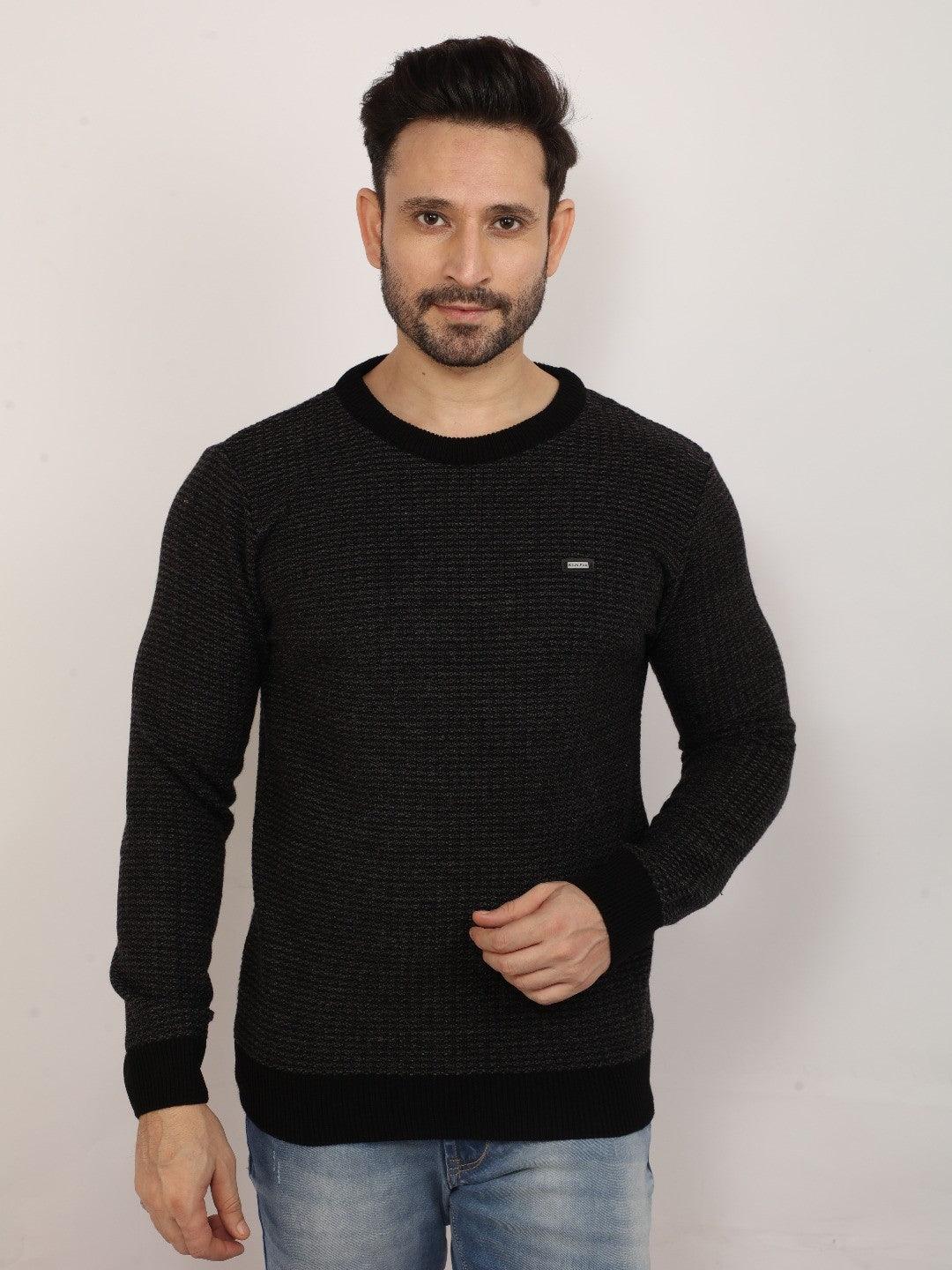 Black Jacquard Sweater - Image 6
