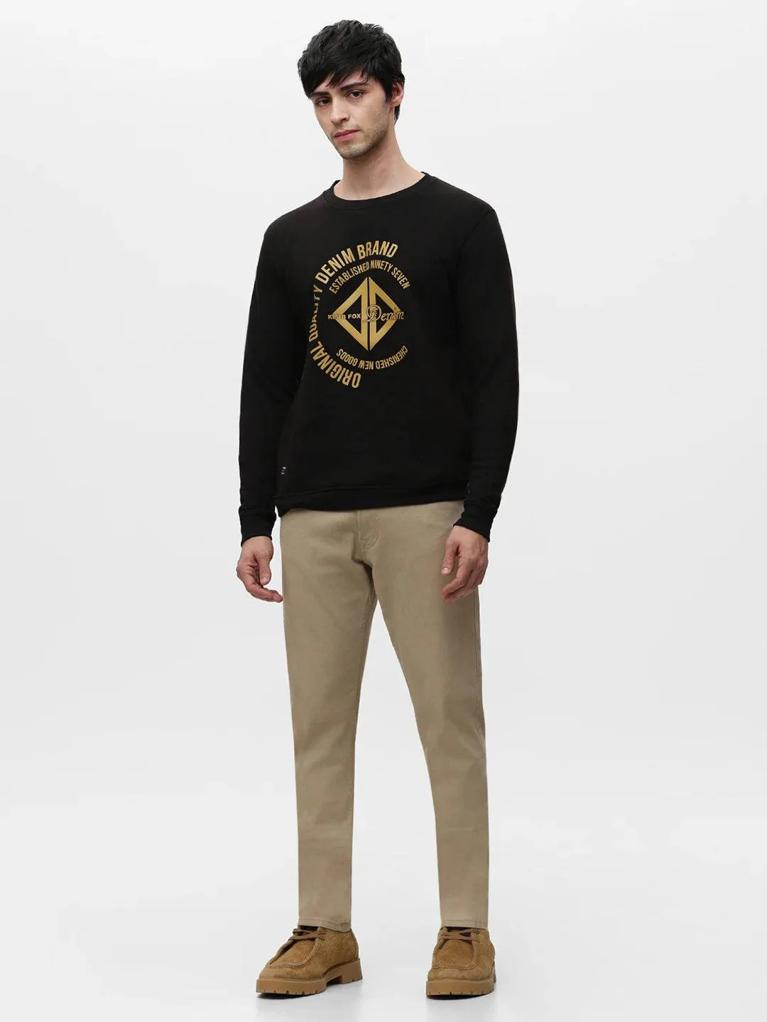 Black Printed Sweatshirt - Image 8
