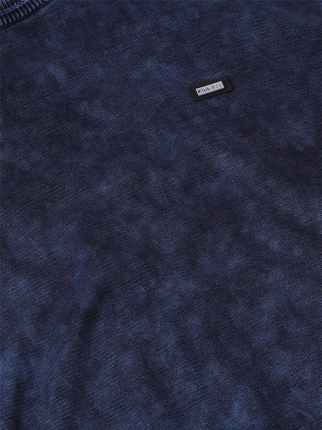 Exclusive Navy Solid Sweater - Image 6