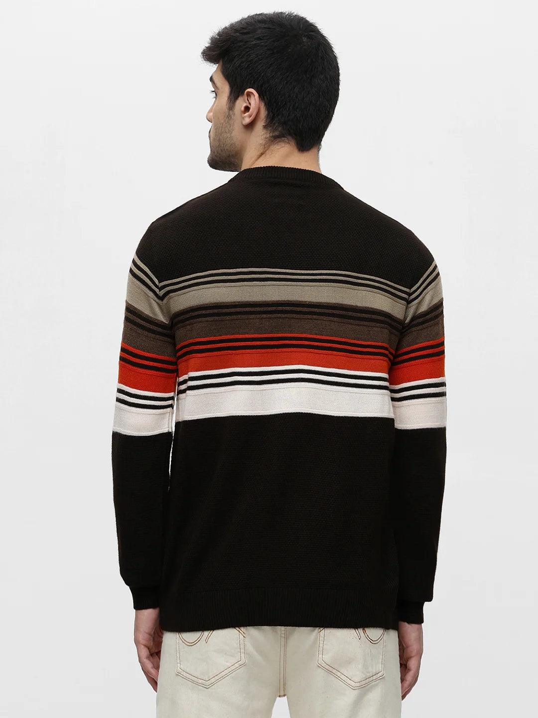 Stripe Theory Midnight Black Sweater - Image 5