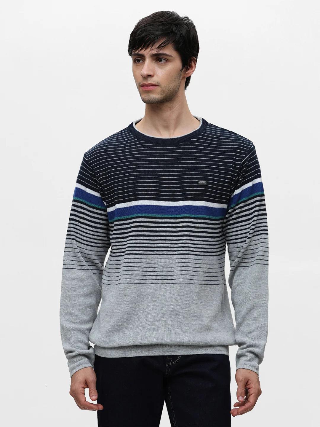 Ecru Striped Sweater - Image 2