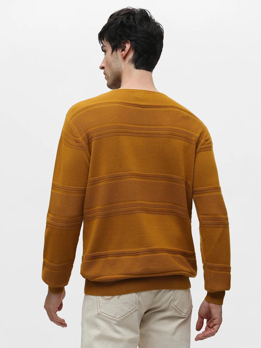 Mustard Jacquard Sweater - Image 4