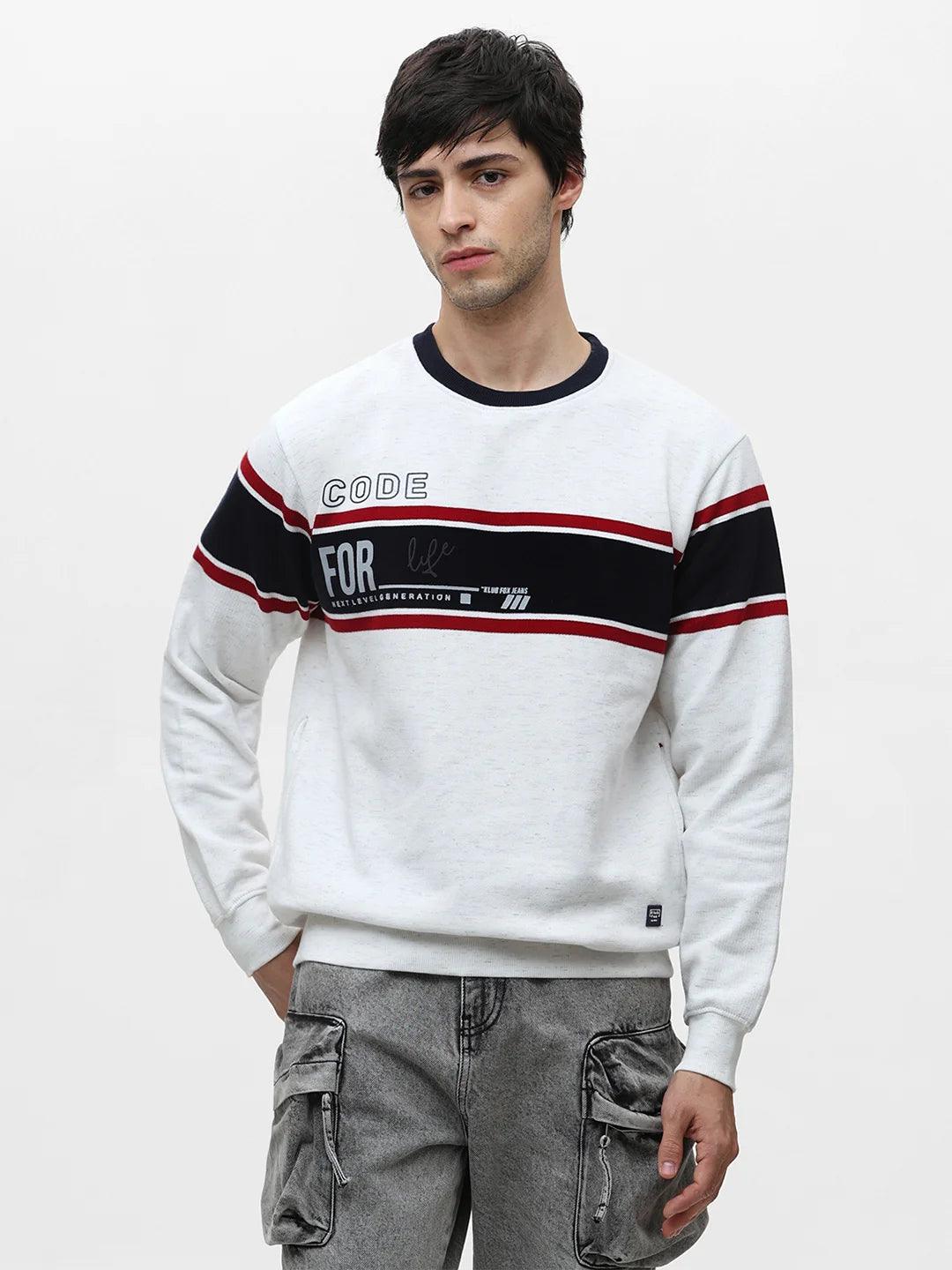 Navy Striped Sweatshirt - Image 2