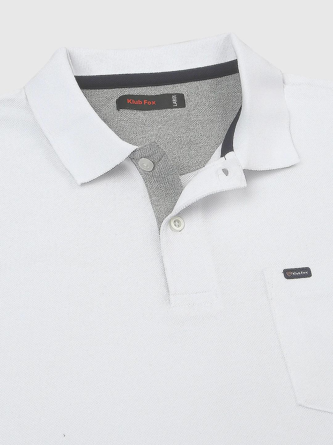 505 Cult White Polo T-Shirt - Image 5