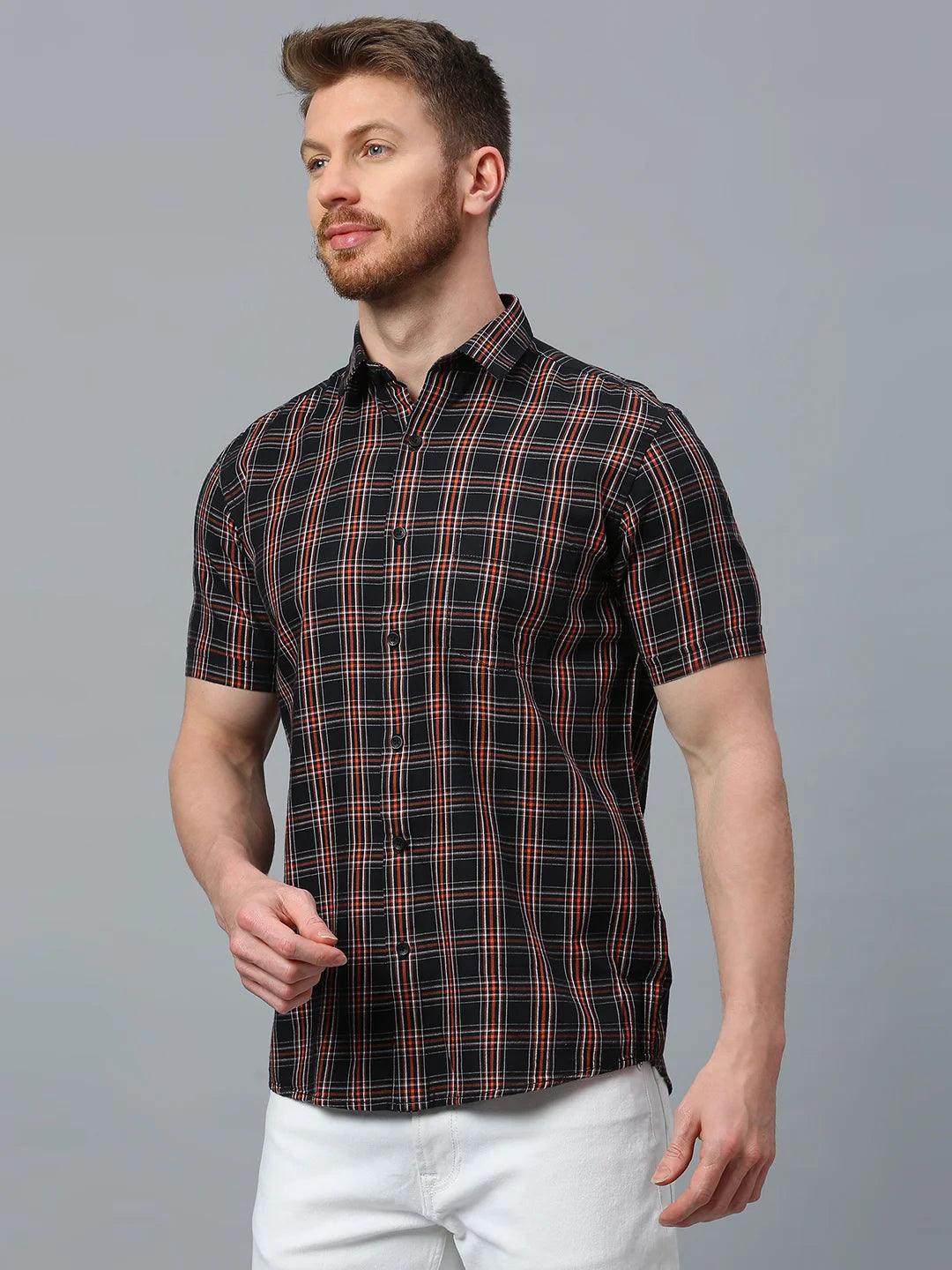 Orange Checkered Shirt - Image 3