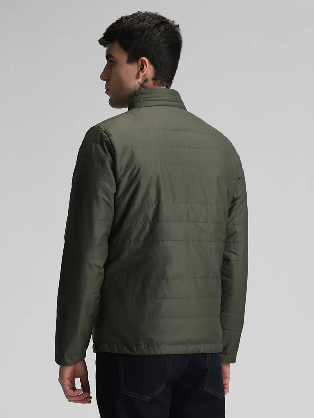 Reversible Mustard Olive Jacket - Image 7