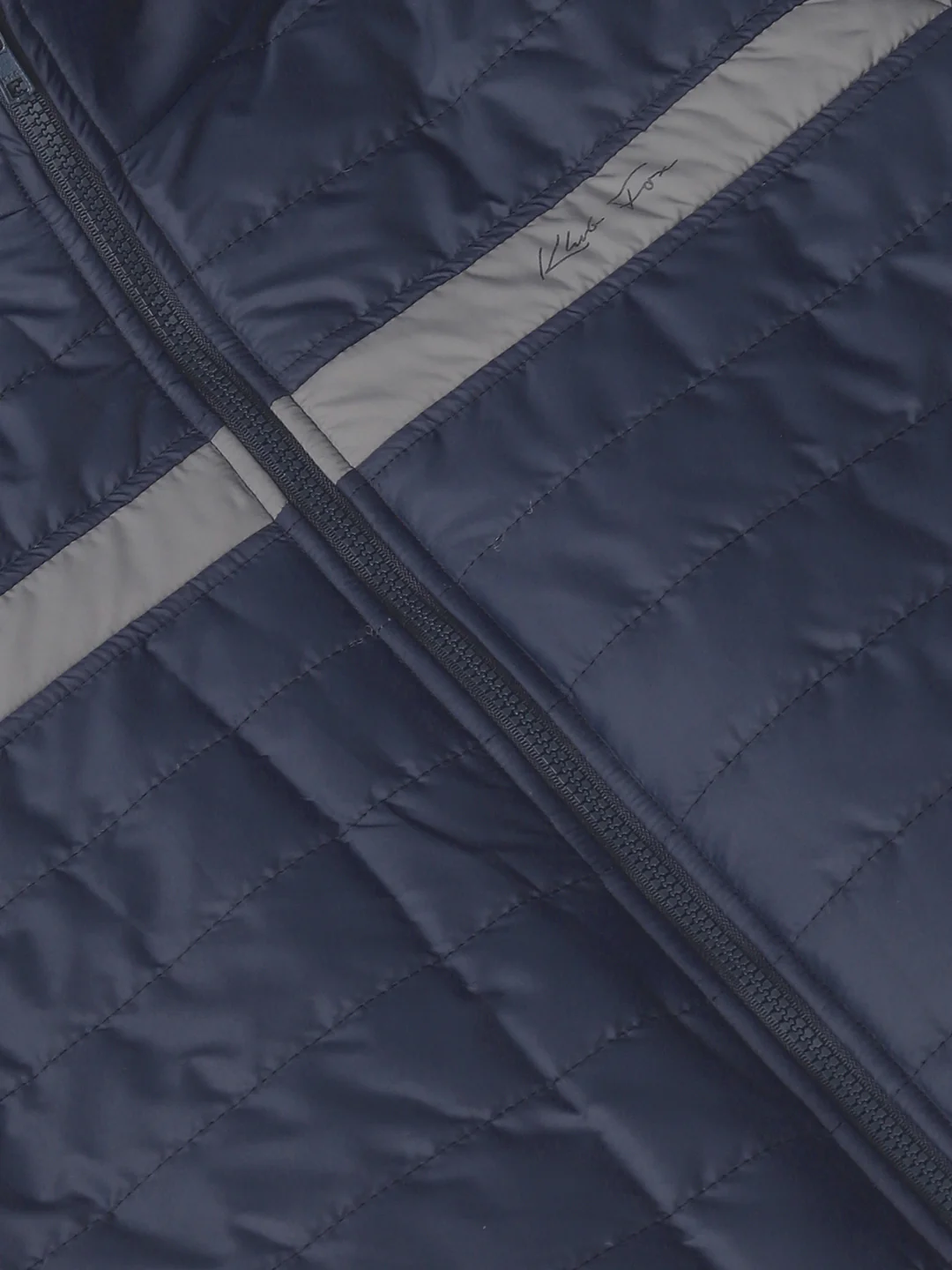 Navy Lightweight Puffer Jacket - Image 8