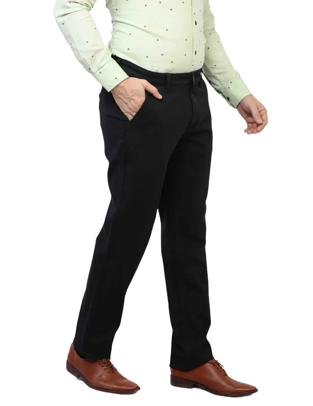 Stretchable Black / Dark Navy Trouser - Image 6