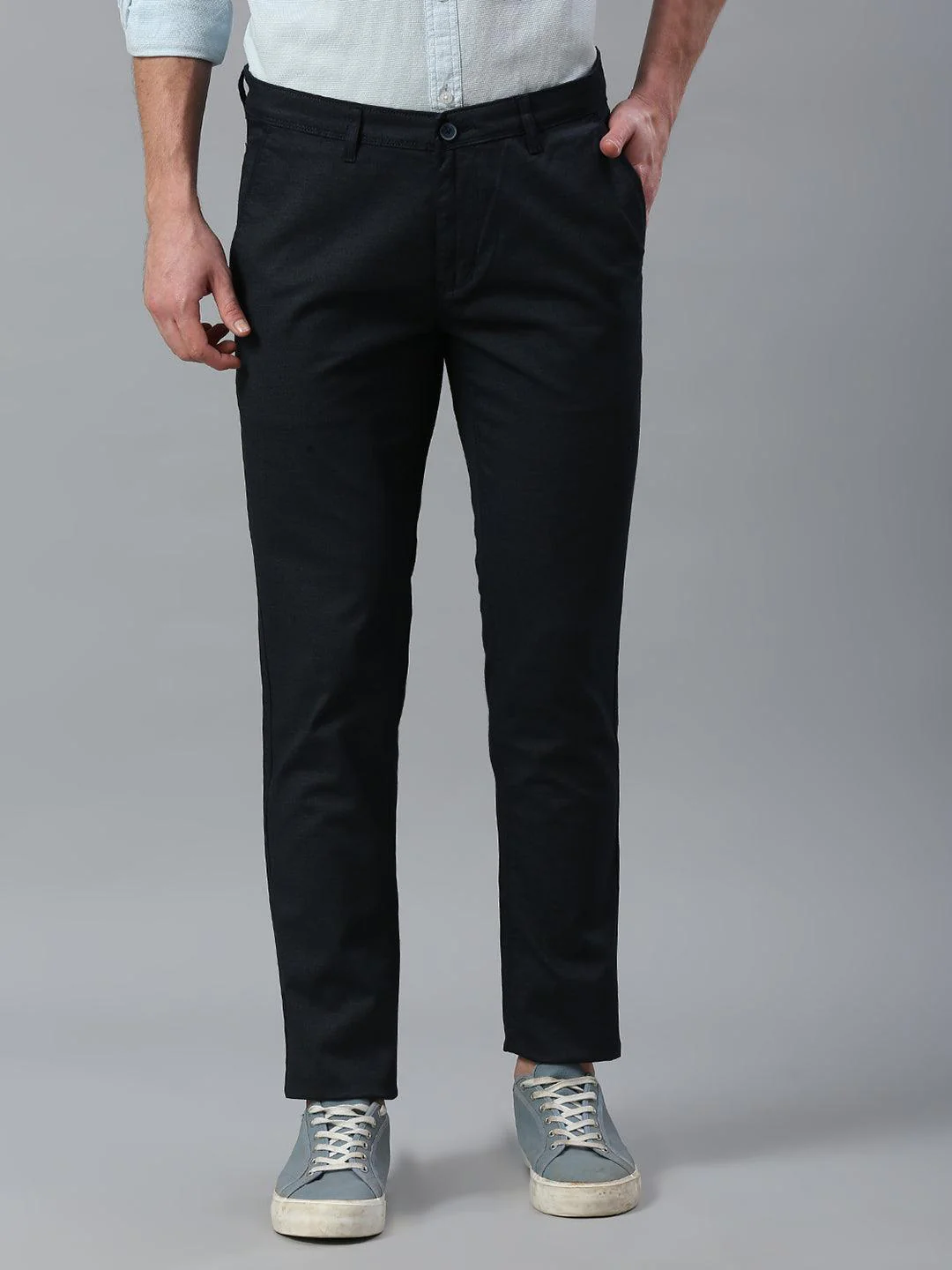 Stretchable Space Navy Chino Pants - Image 3