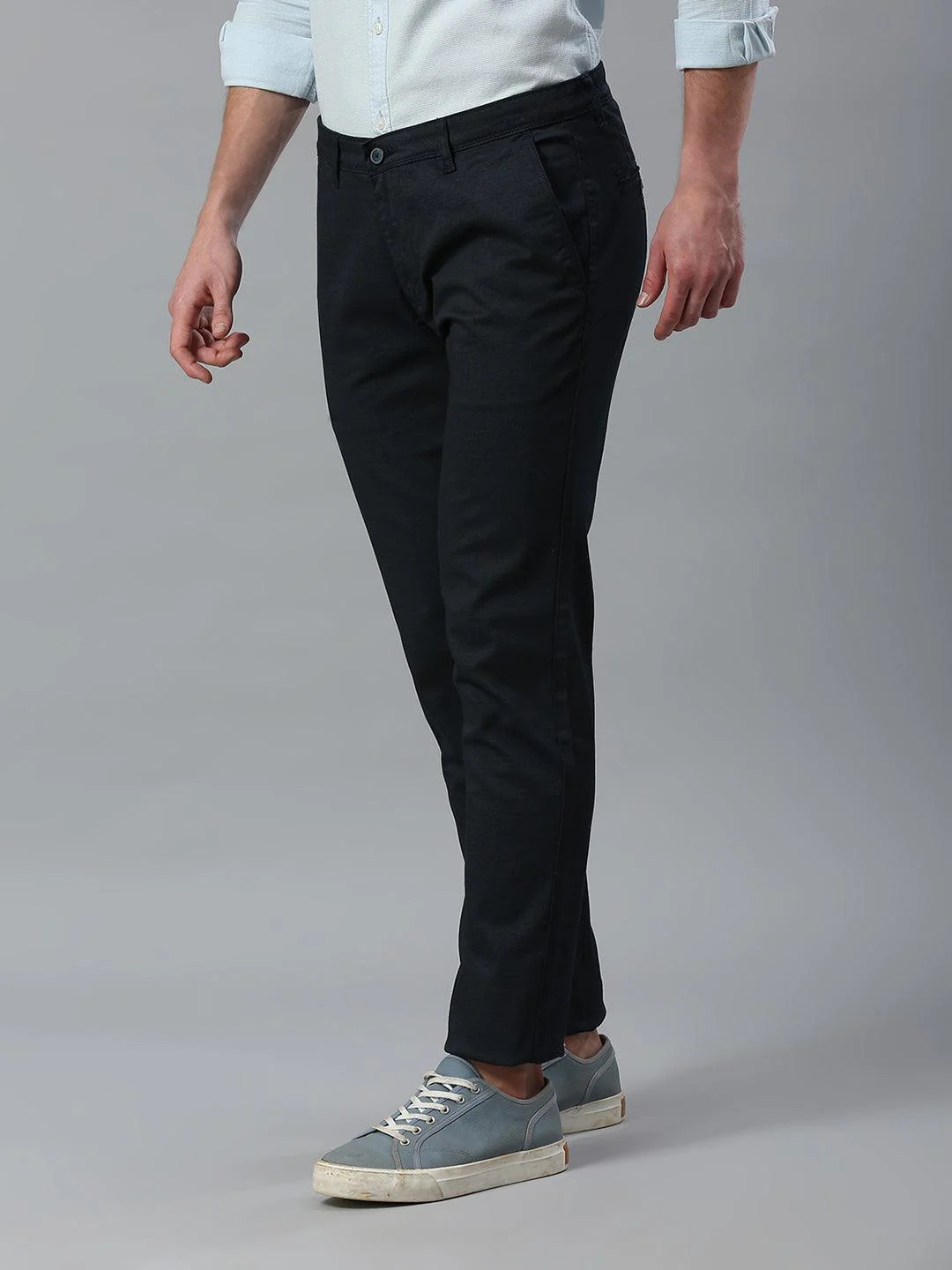 Stretchable Space Navy Chino Pants - Image 5