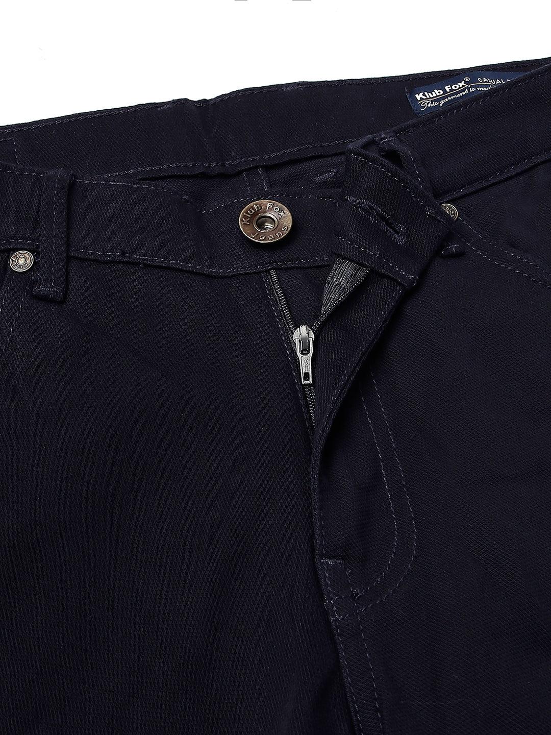 Stretchable Jet Navy Skinny Fit Jeans - Image 3
