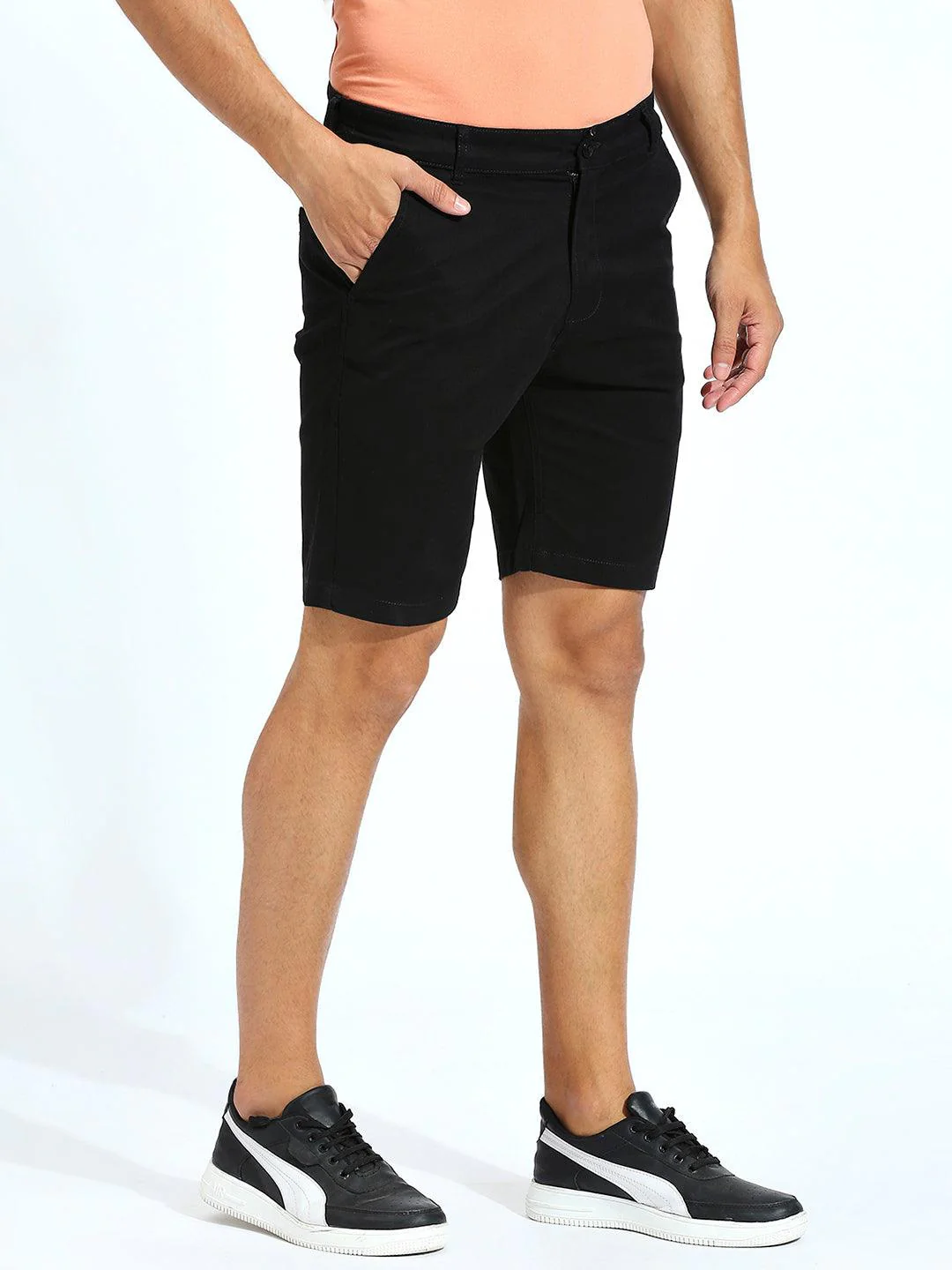 Travel Black Lycra Shorts - Image 6