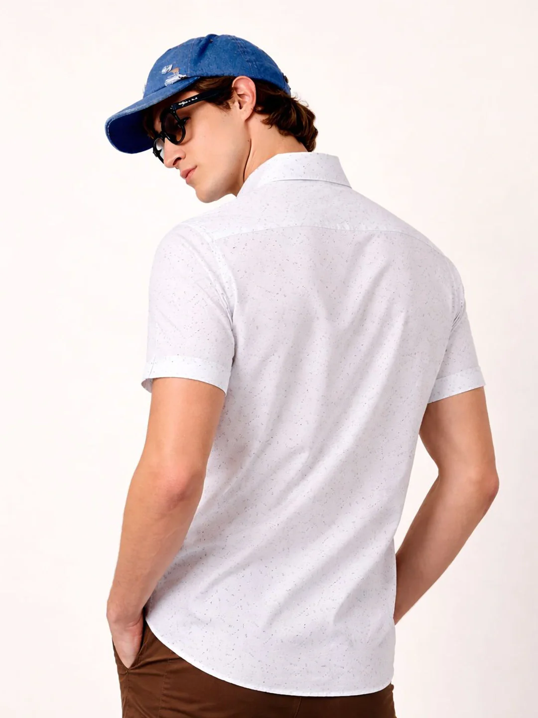 White Printed Shirt - Image 3